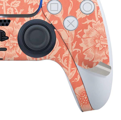 William Morris Pink & Rose PS5 Controller Skin